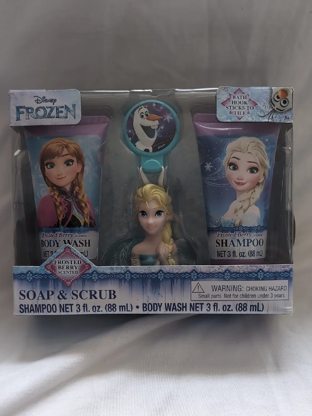 Disney Frozen Kids Bath Set Frosted Berry Scented Shampoo & Body Wash